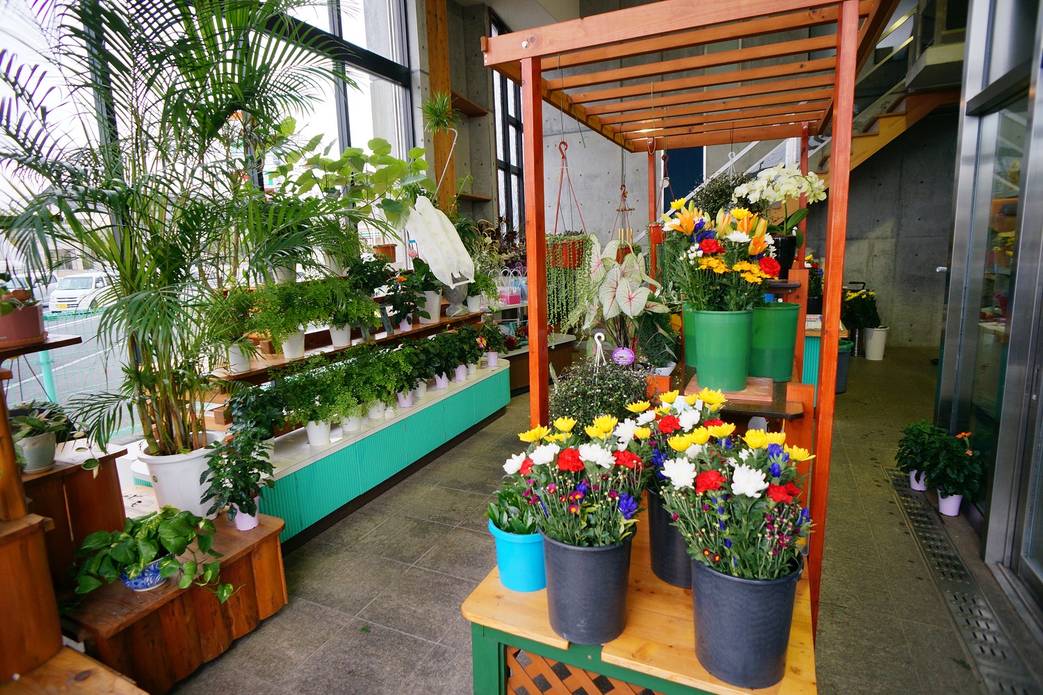 店内1：花の専門店 花しん