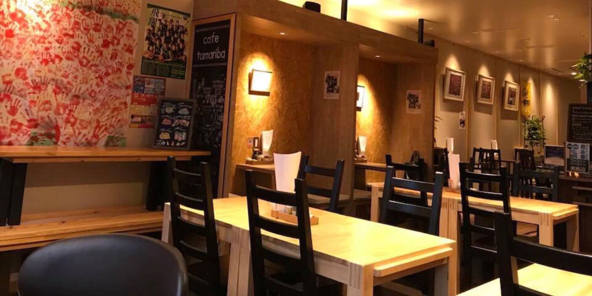 店内：cafe tamariba（ひたちなかまちづくり株式会社）